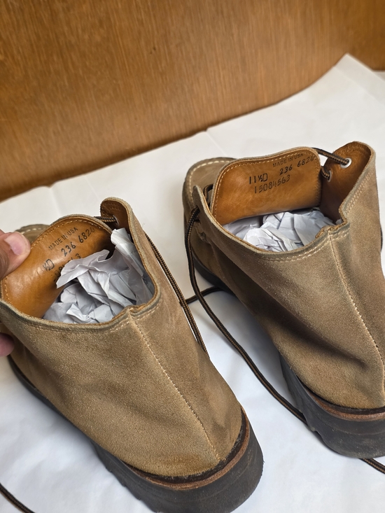 MADE IN USA RALPH LAUREN VINTAGE CHUKKA SUEDE BOOTS 11.5 D main image 5